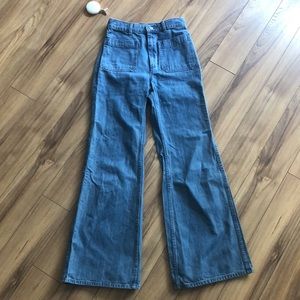 Uniqlo X Jw Anderson Bell Bottom Jeans size 23 inch
